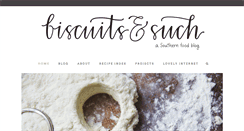 Desktop Screenshot of biscuitsandsuch.com